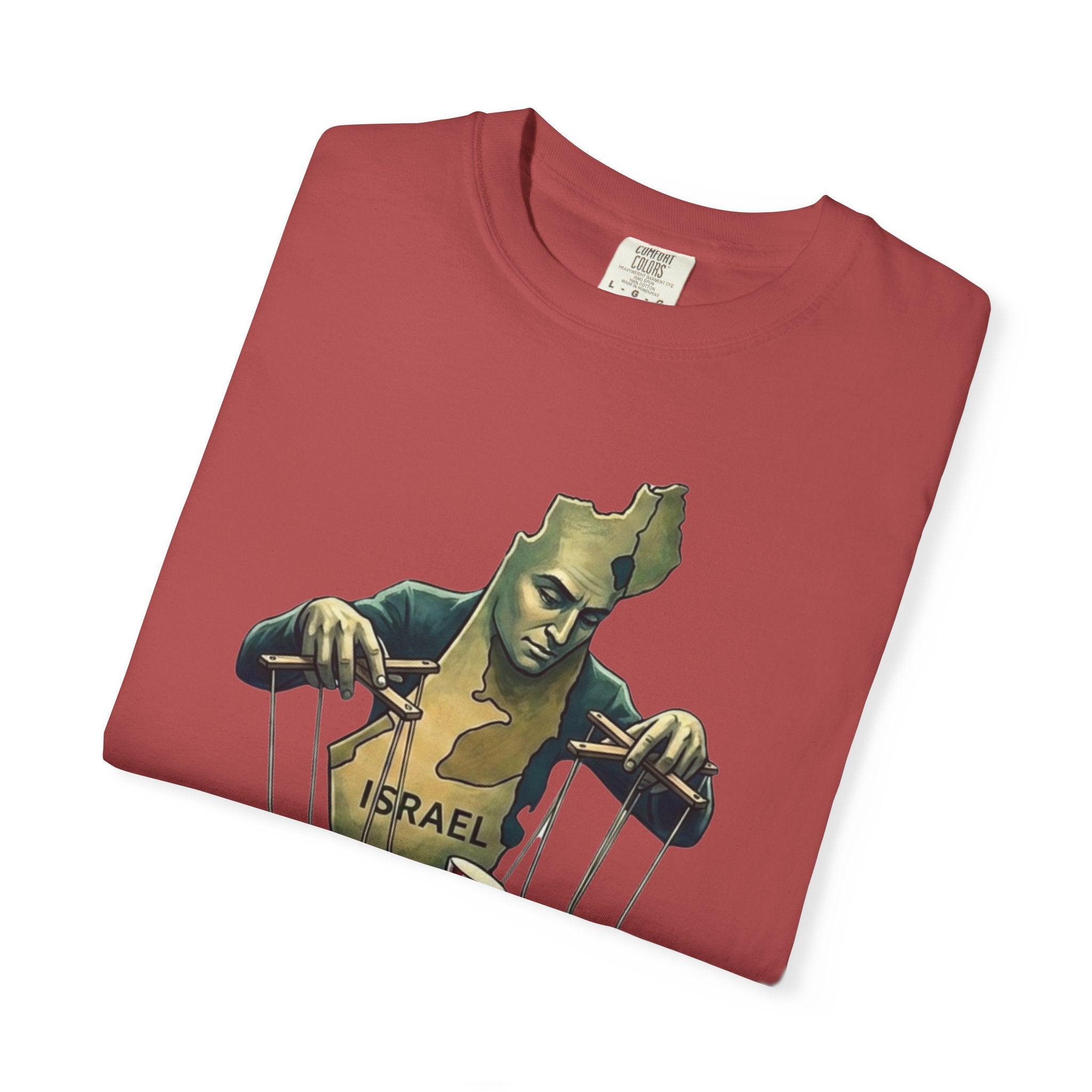 "The Global Puppet Master" Unisex Garment-Dyed T-shirt