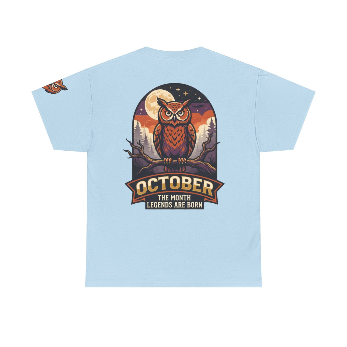 Color: Light Blue | October Legend Premium Graphic Tee