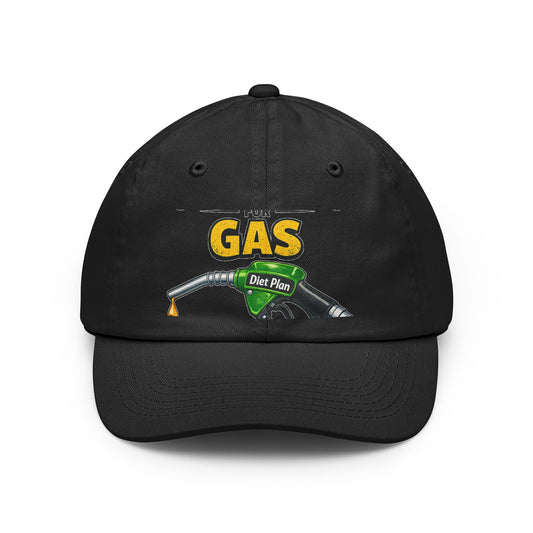 Color: Black | My Gas Diet Plan | Dad Hat — AttitudeShirts