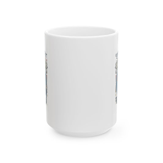 "Loose Talk About Countries That Aren't His" White Ceramic Mug