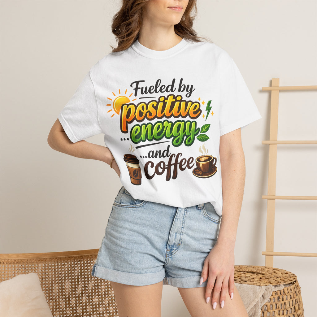 "The High-Voltage Morning Routine" Unisex Garment-Dyed T-shirt