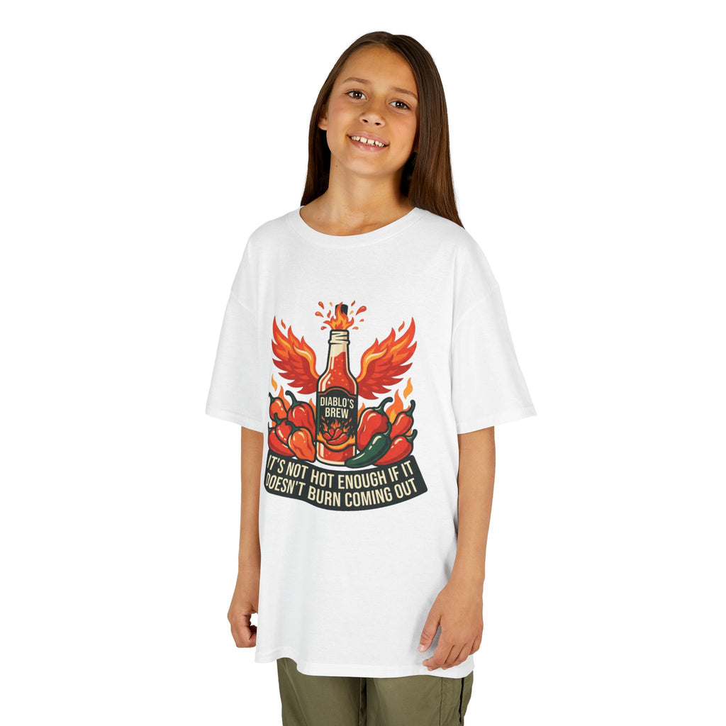 "Burns Coming Out" Kids Tee