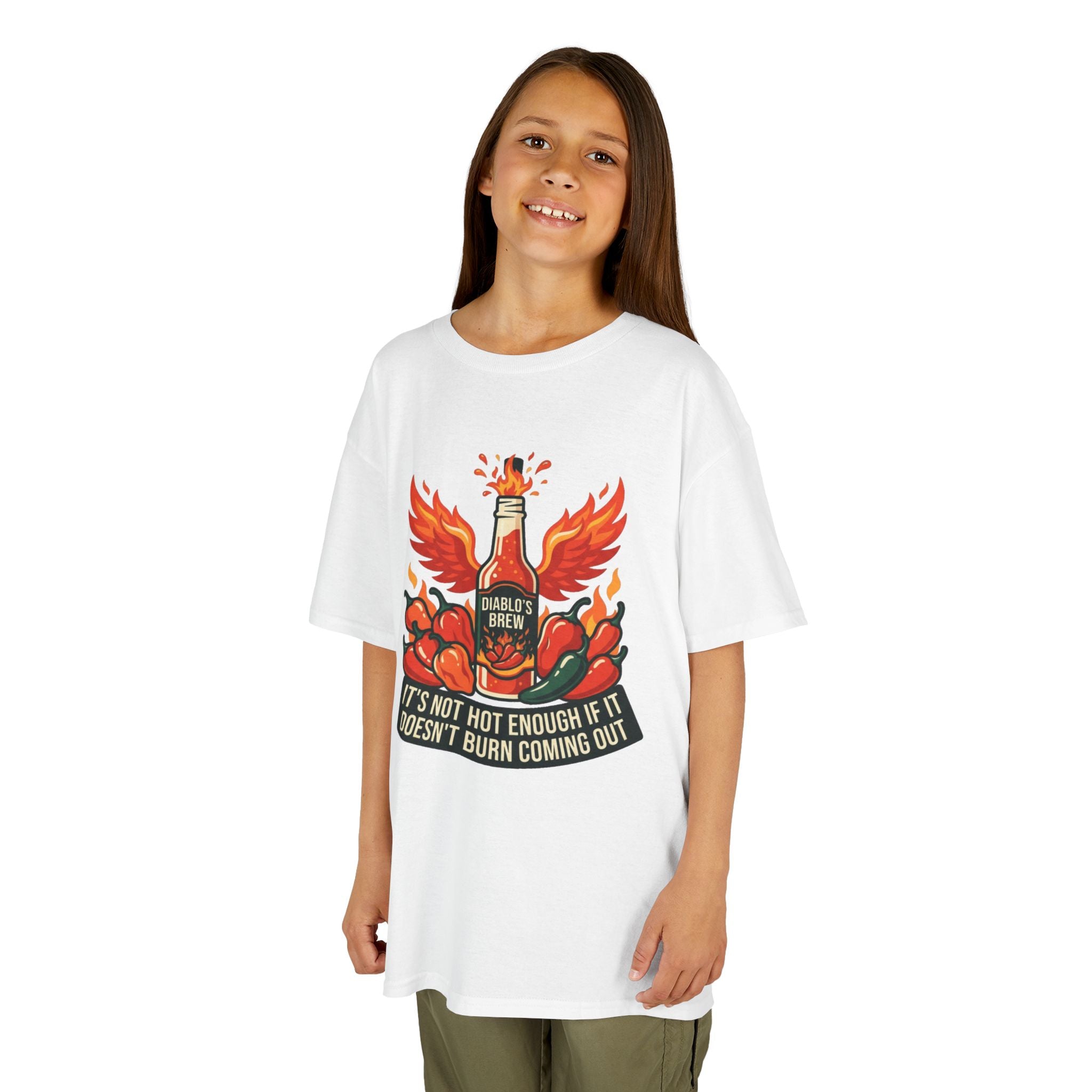 "Burns Coming Out" Kids Tee