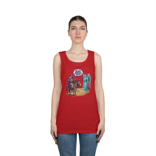 Color: Red | Good Book Series Obstinate Animals & Angels With Swords Tank Top
