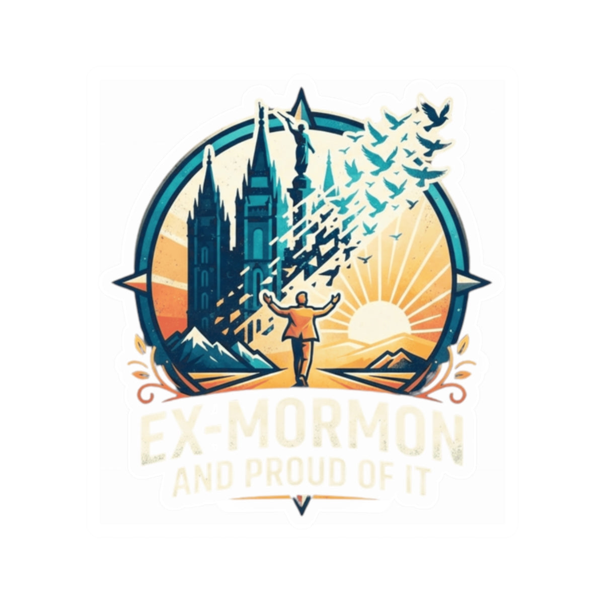 "Ex Mormon" Sticker — Main