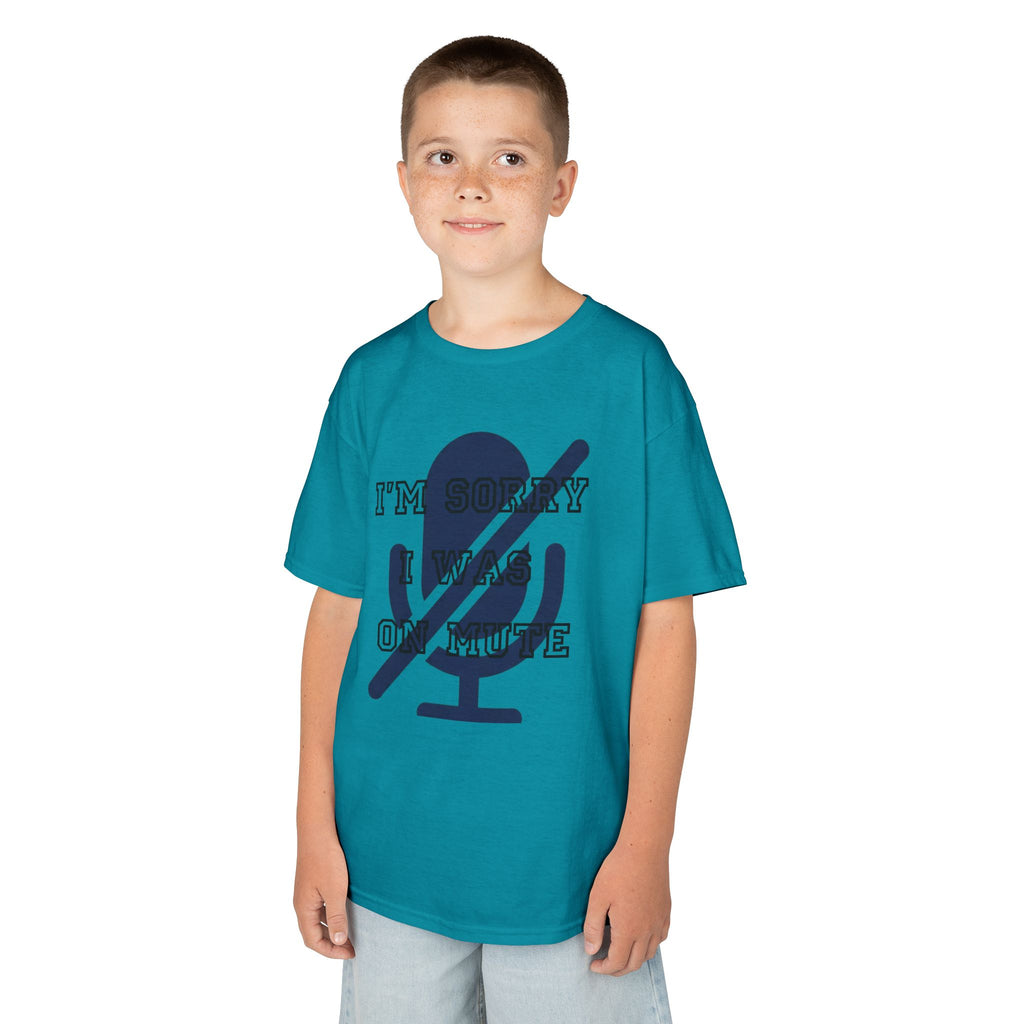 "I'm Sorry I Was On Mute" Kids Tee