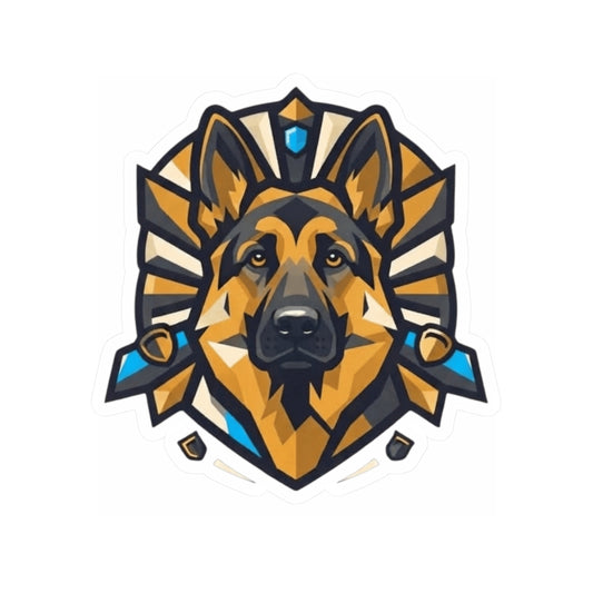 "German Shepherd Guardian Loyal Brave" Sticker