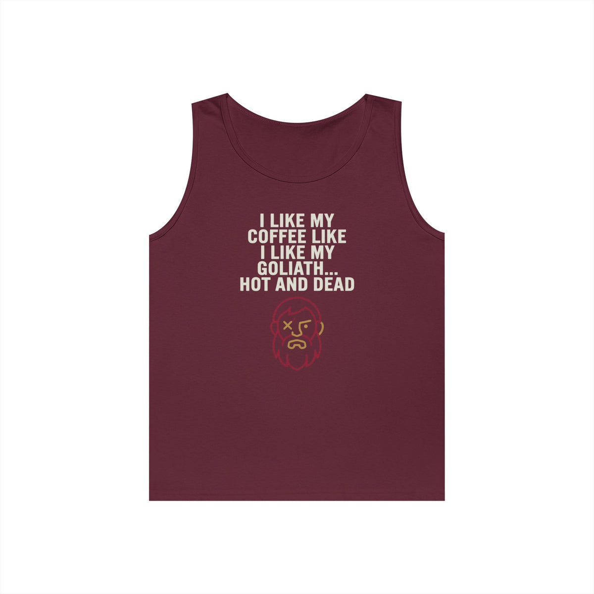 "Good Book Series Coffee Hot and Dead" Tank Top