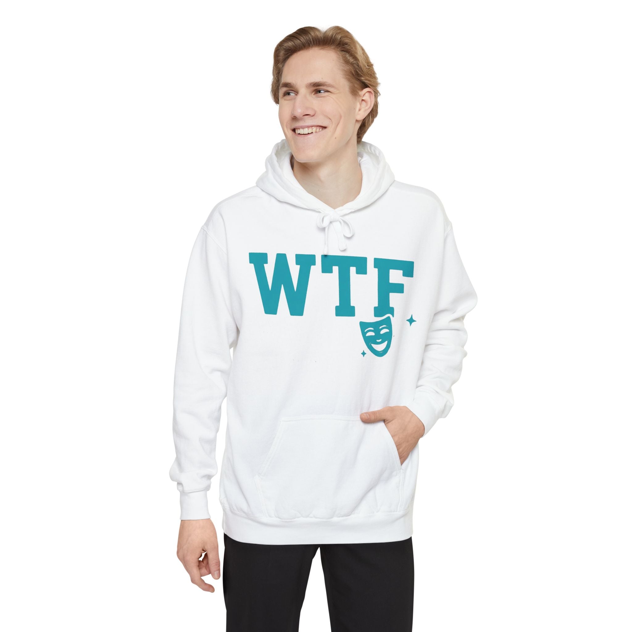 WTF? Nah, Way Too Funny | Garment-Dyed Hoodie — AttitudeShirts