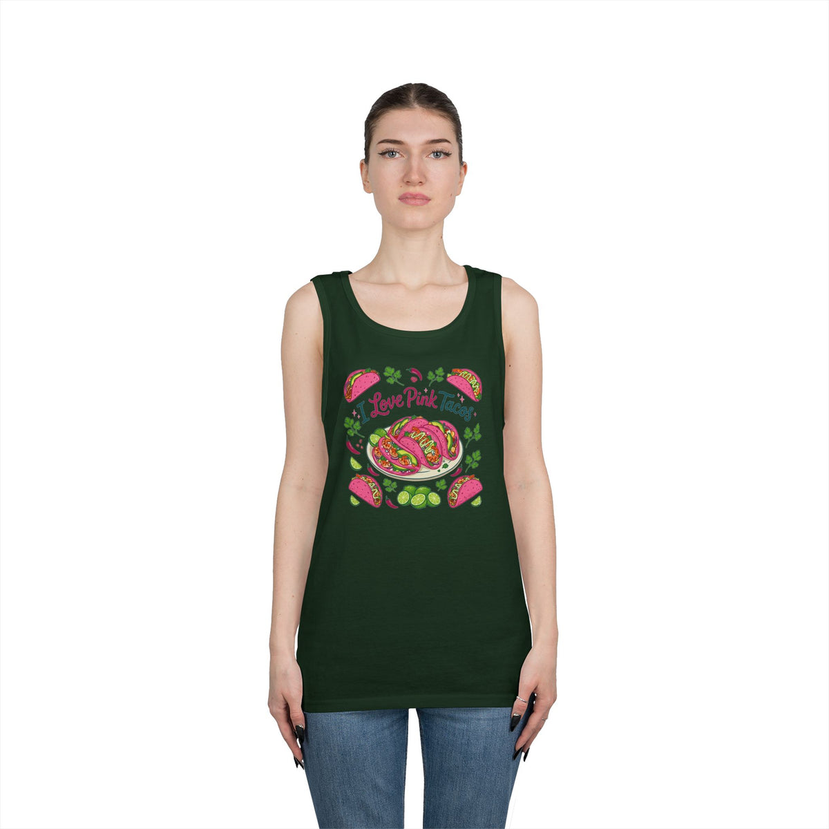 "I Love Pink Tacos" Tank Top