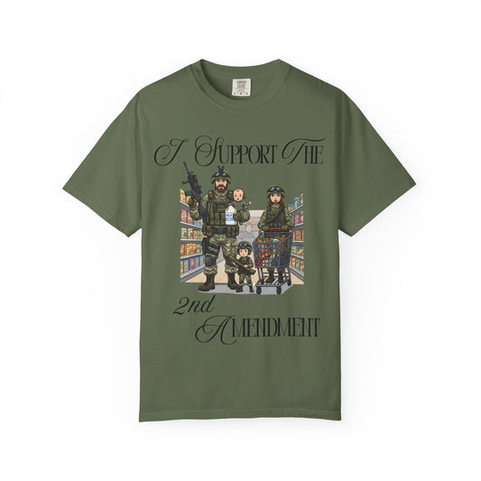 "Tactical Grocery Run" Unisex Garment-Dyed T-shirt