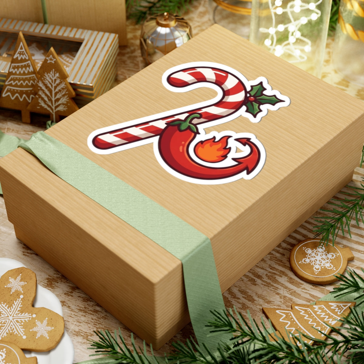 "May Your Days Be Merry and Spicy" Sticker