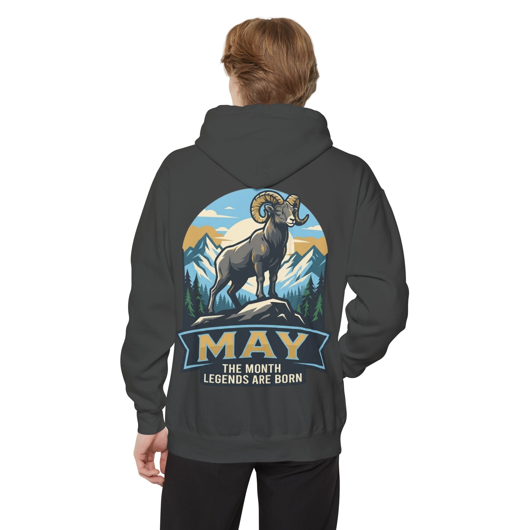 "May Legend" Garment-Dyed Hoodie