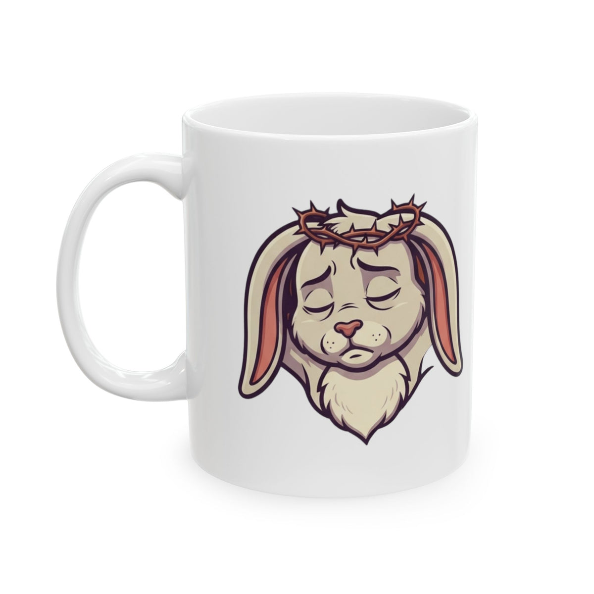"Zombie Carpenter" White Ceramic Mug — Graphic