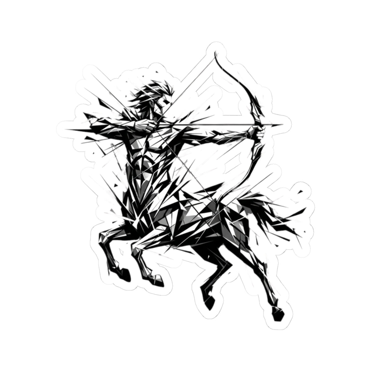 "Sagittarius The Archer Centaur" Sticker — Main