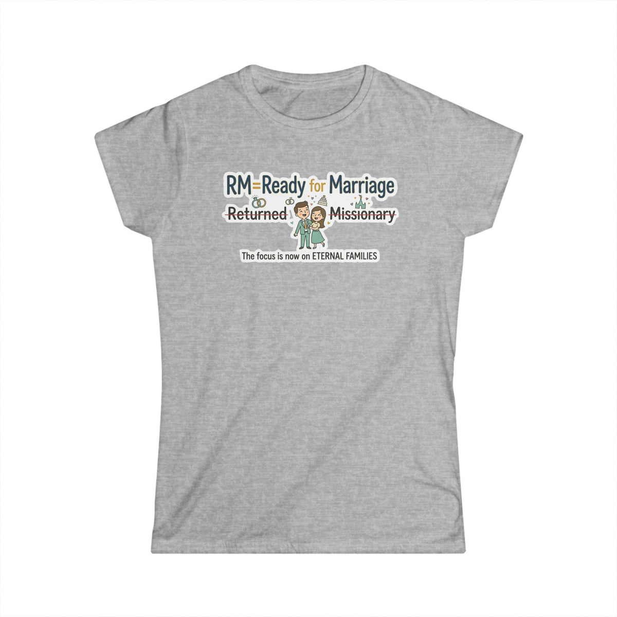 Color: Sport Grey | RM: Ready for Marriage (Probably Not) | Women's Tee — AttitudeShirts