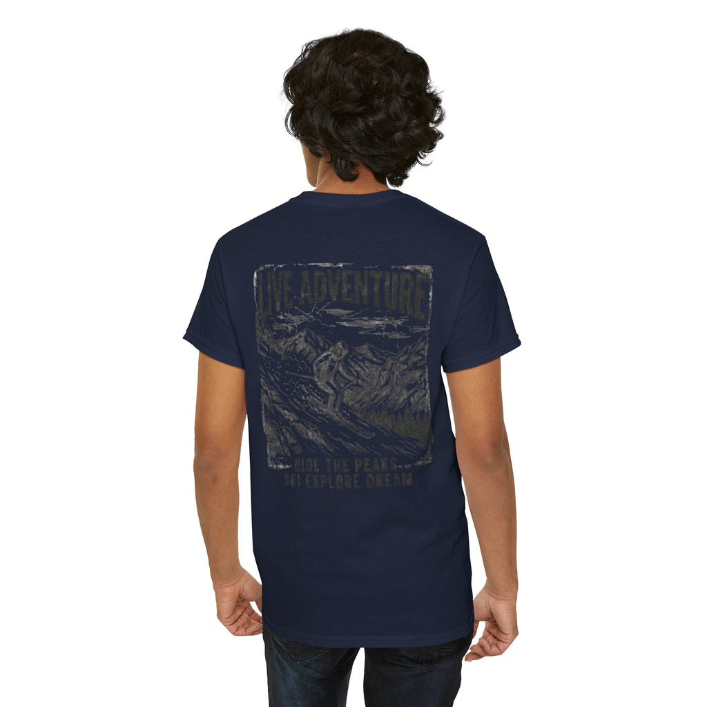 "Live Adventure - Ski" Premium Graphic Tee