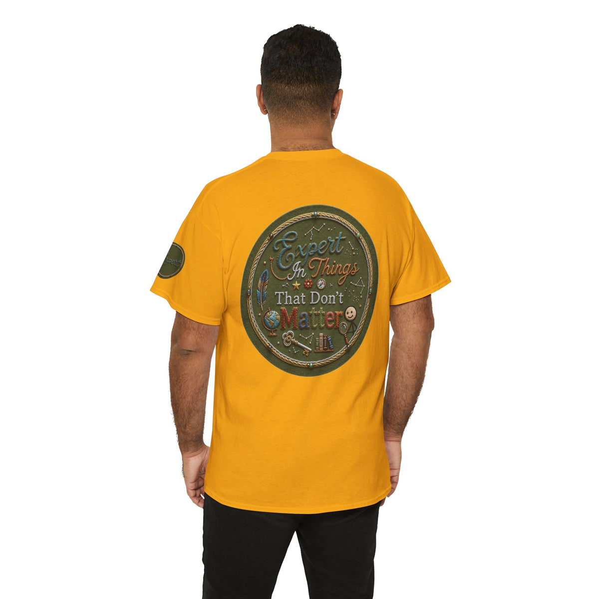Color: Gold | Expert In Things That Don't Matter Premium Graphic Tee