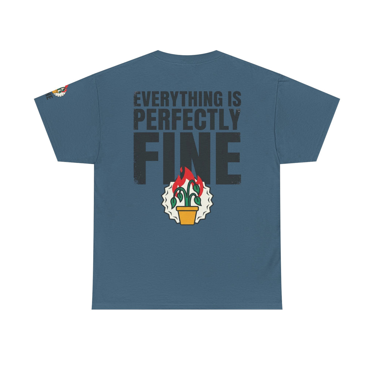 Color: Indigo Blue | Perfectly Fine Premium Graphic Tee