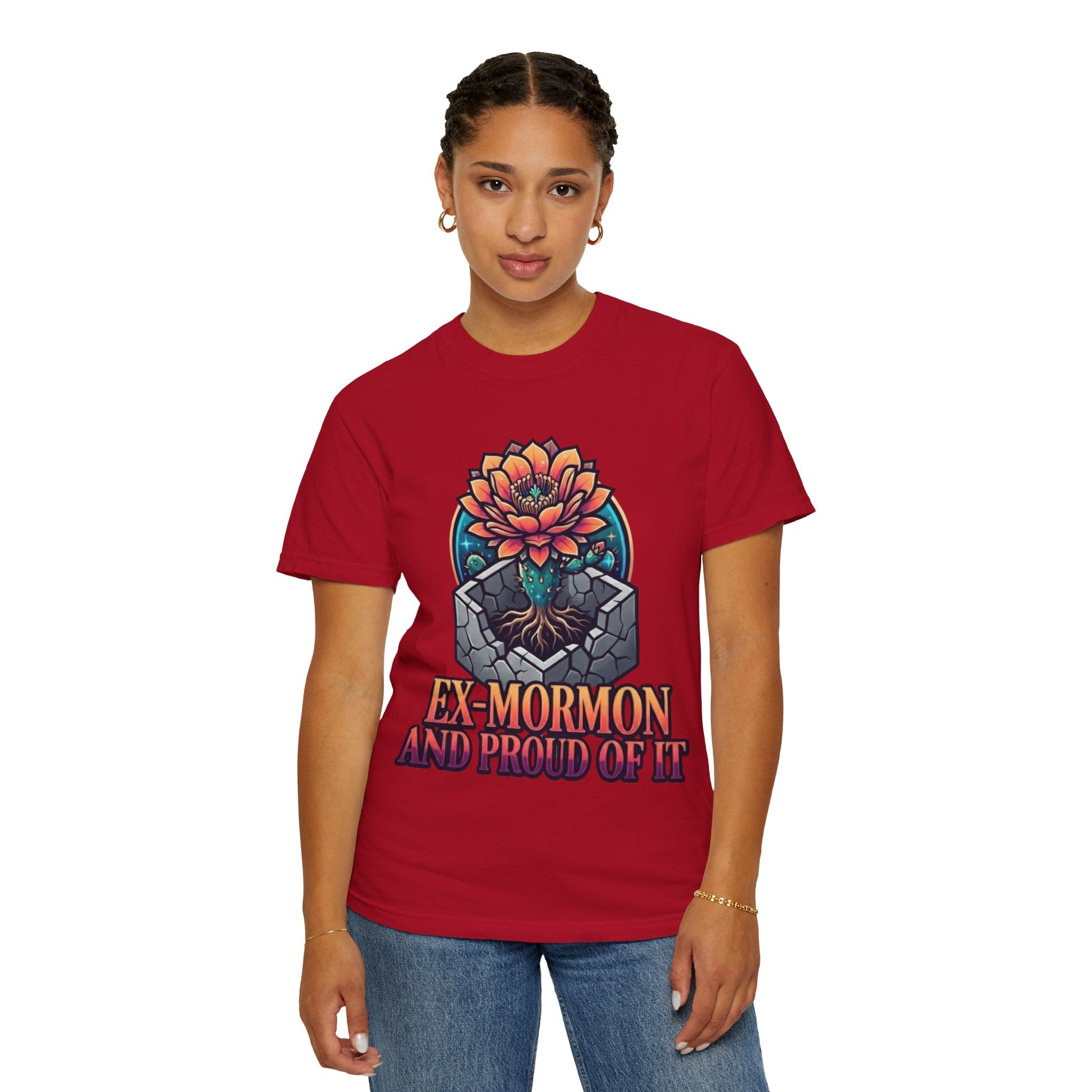 "Ex Mormon and Proud Of It" Unisex Garment-Dyed Tee