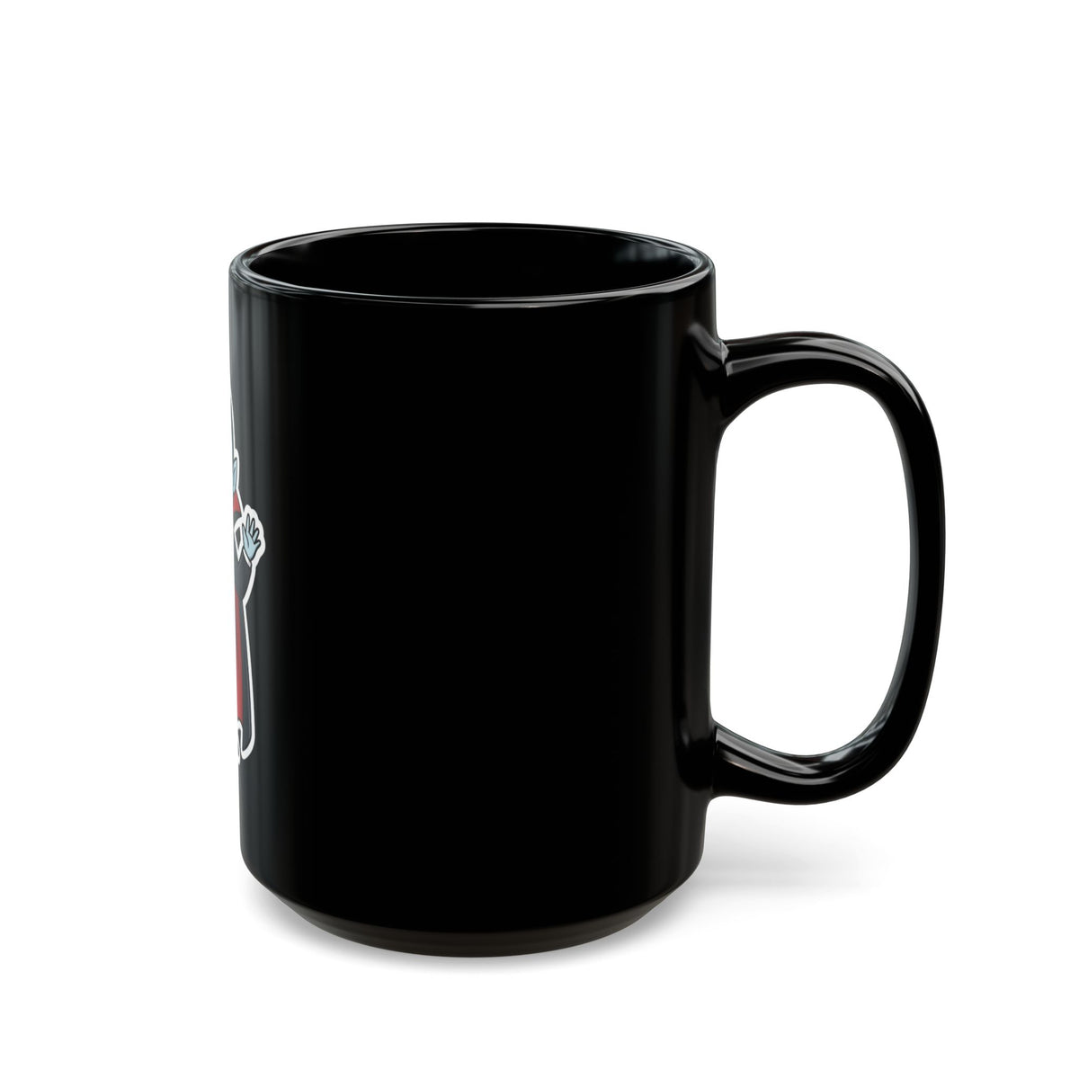 "Dracula" Black Ceramic Mug