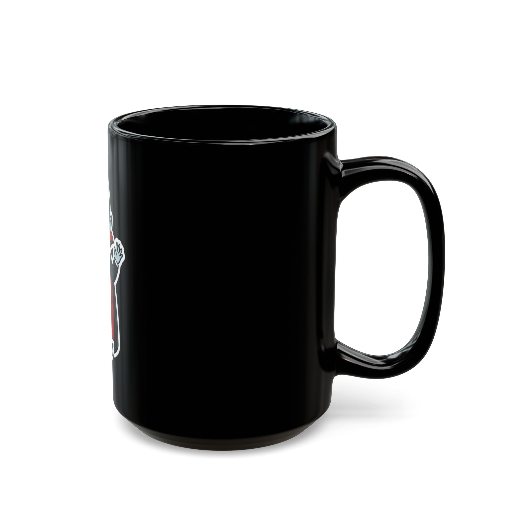 "Dracula" Black Ceramic Mug