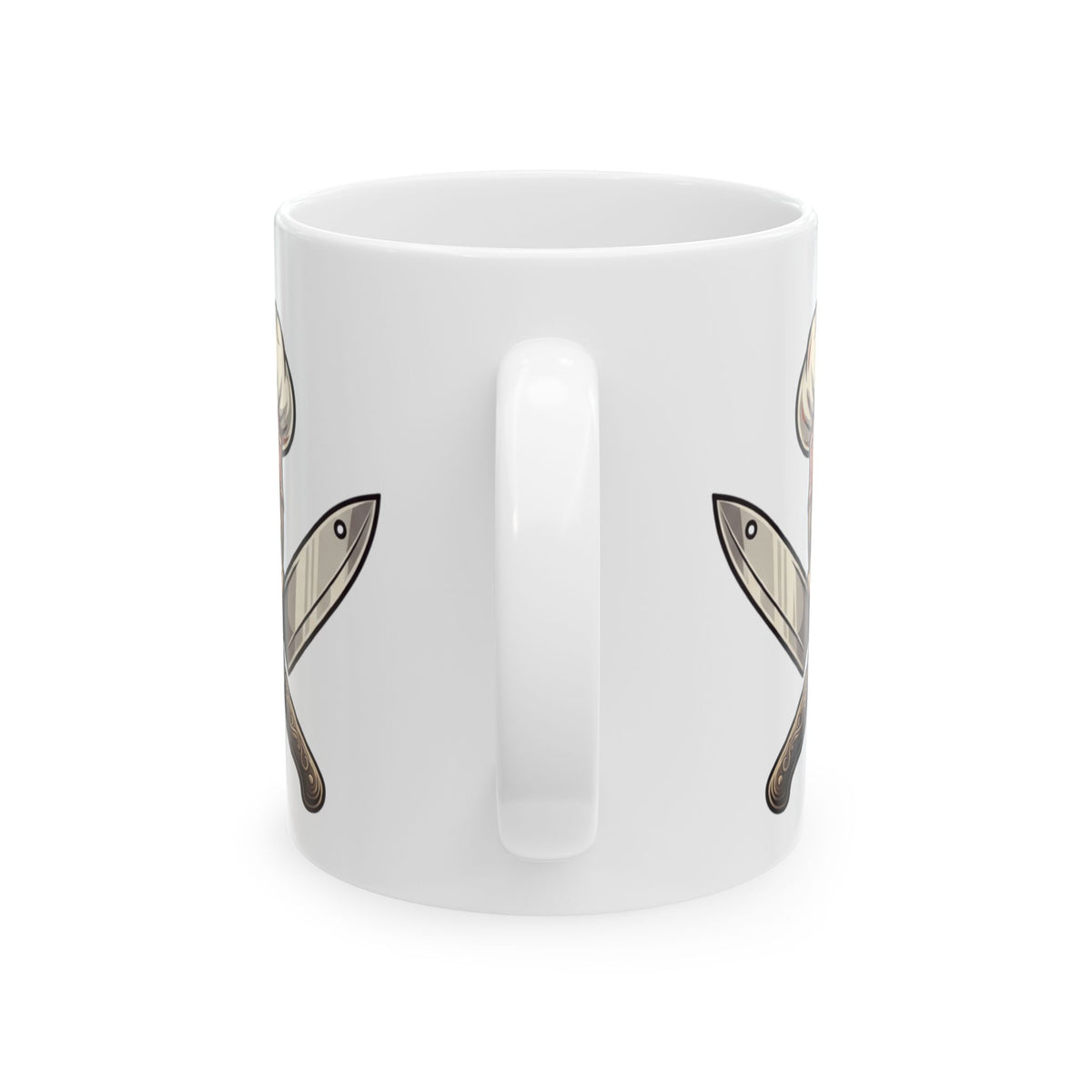 "Hell's Kitchen Literally" White Ceramic Mug — Graphic
