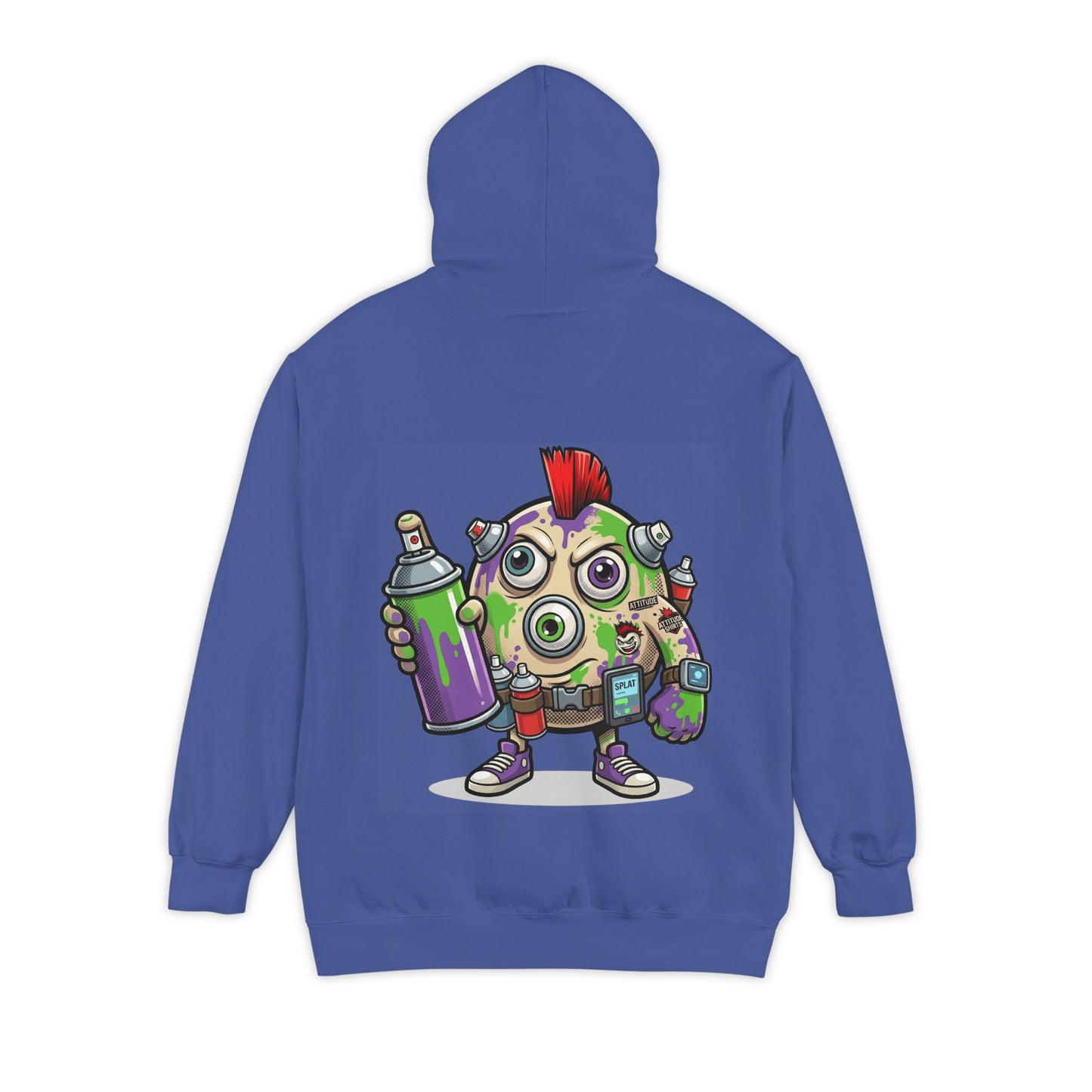 "Graffiti" Garment-Dyed Hoodie