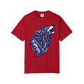 "Cyber Wolf" Unisex Garment-Dyed Tee