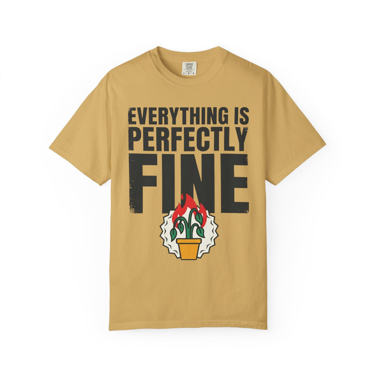Color: Mustard | Perfectly Fine Unisex Garment-Dyed Tee