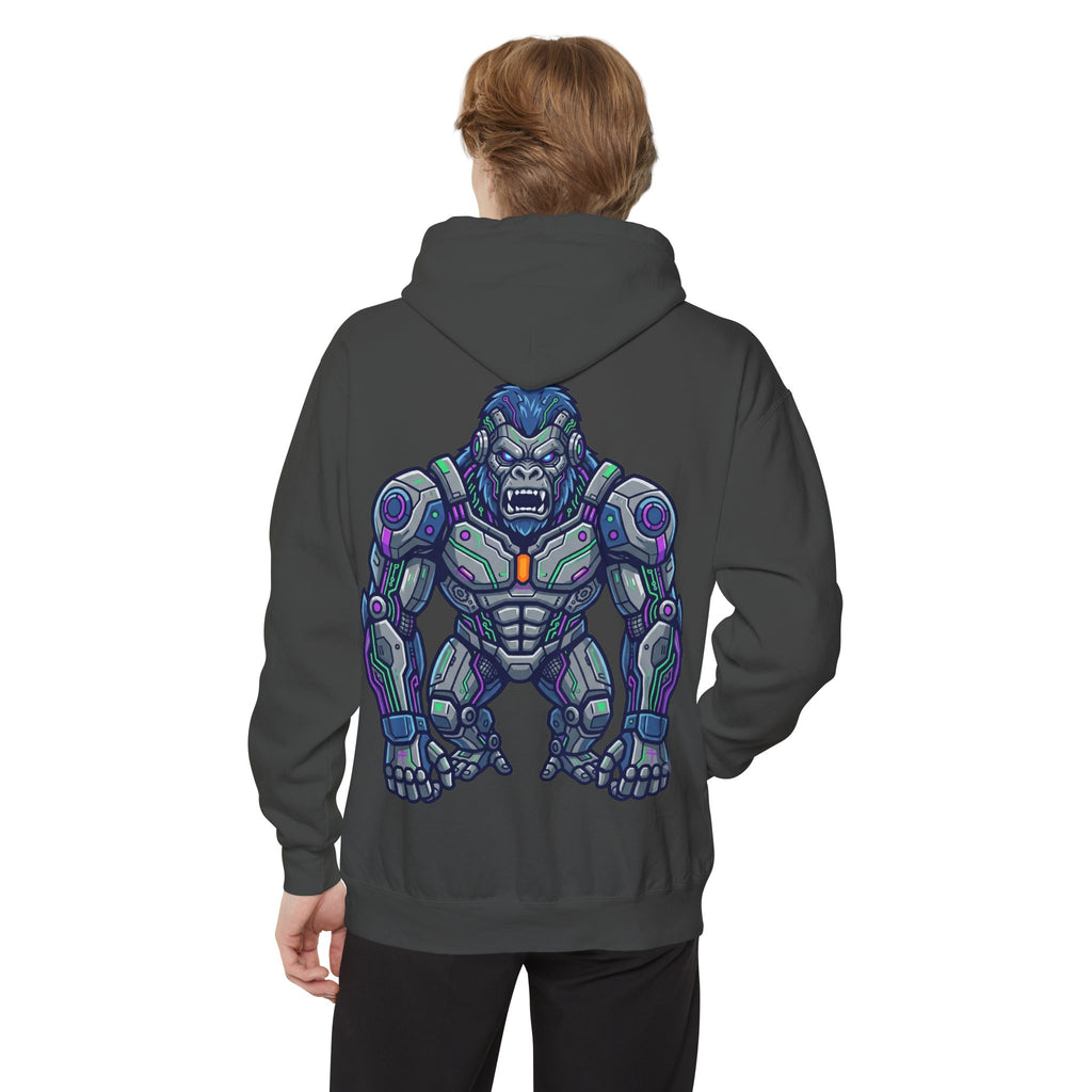 "Cyber Gorilla" Garment-Dyed Hoodie