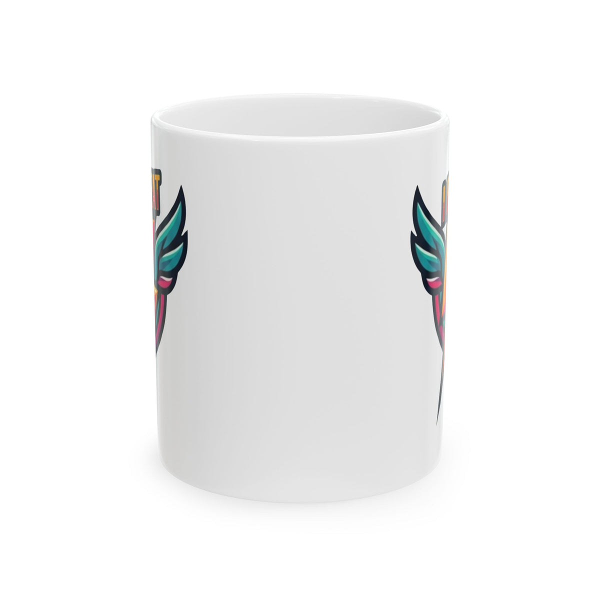 "I Beat Cancer - What is Your Superpower" White Ceramic Mug — Graphic