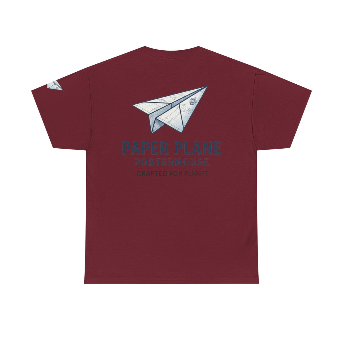 Color: Garnet | Paper Plane Porterhouse Premium Graphic Tee