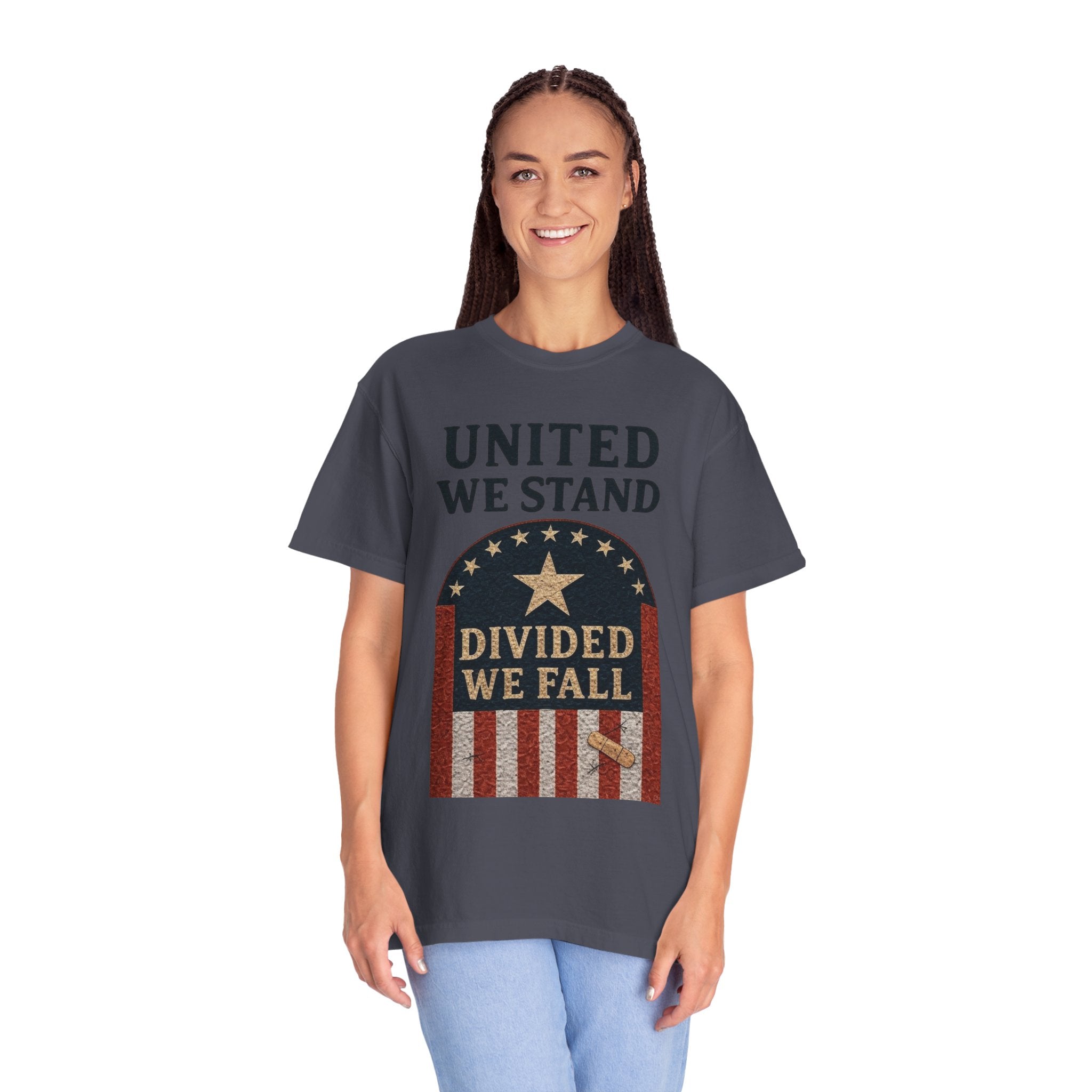 "UNITED WE STAND" Unisex Garment-Dyed T-shirt