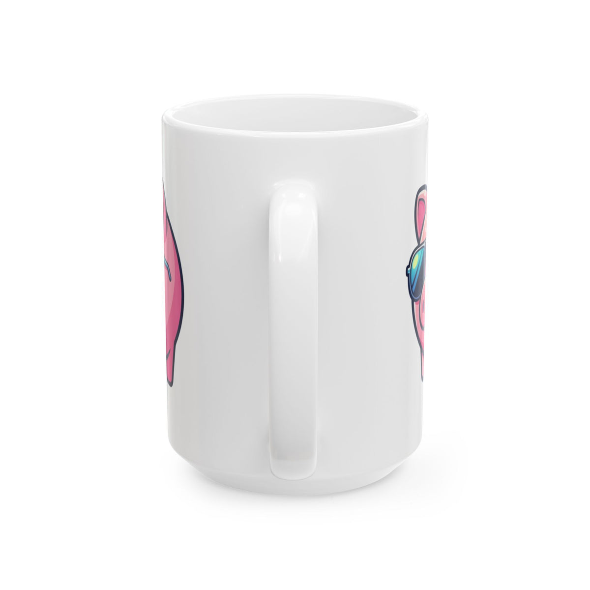 "Favortie Childhood Memories - Not Paying Bills" White Ceramic Mug — Graphic