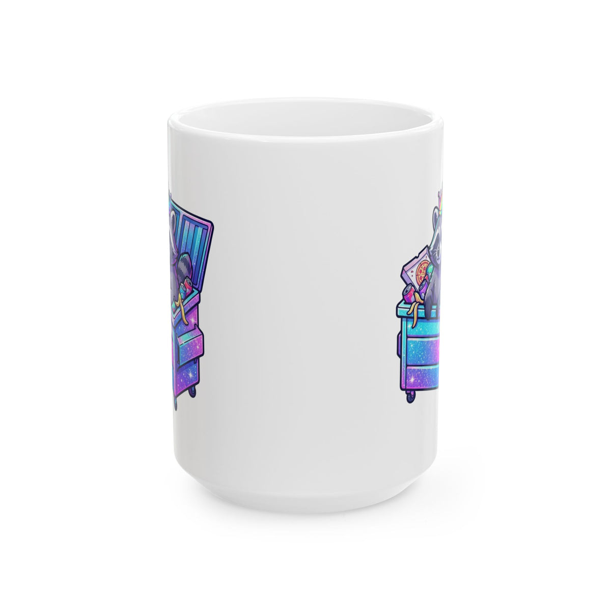 "Top Tier Trash" White Ceramic Mug — Graphic