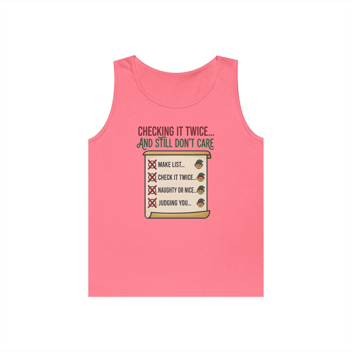 "Checking It Twice" Tank Top