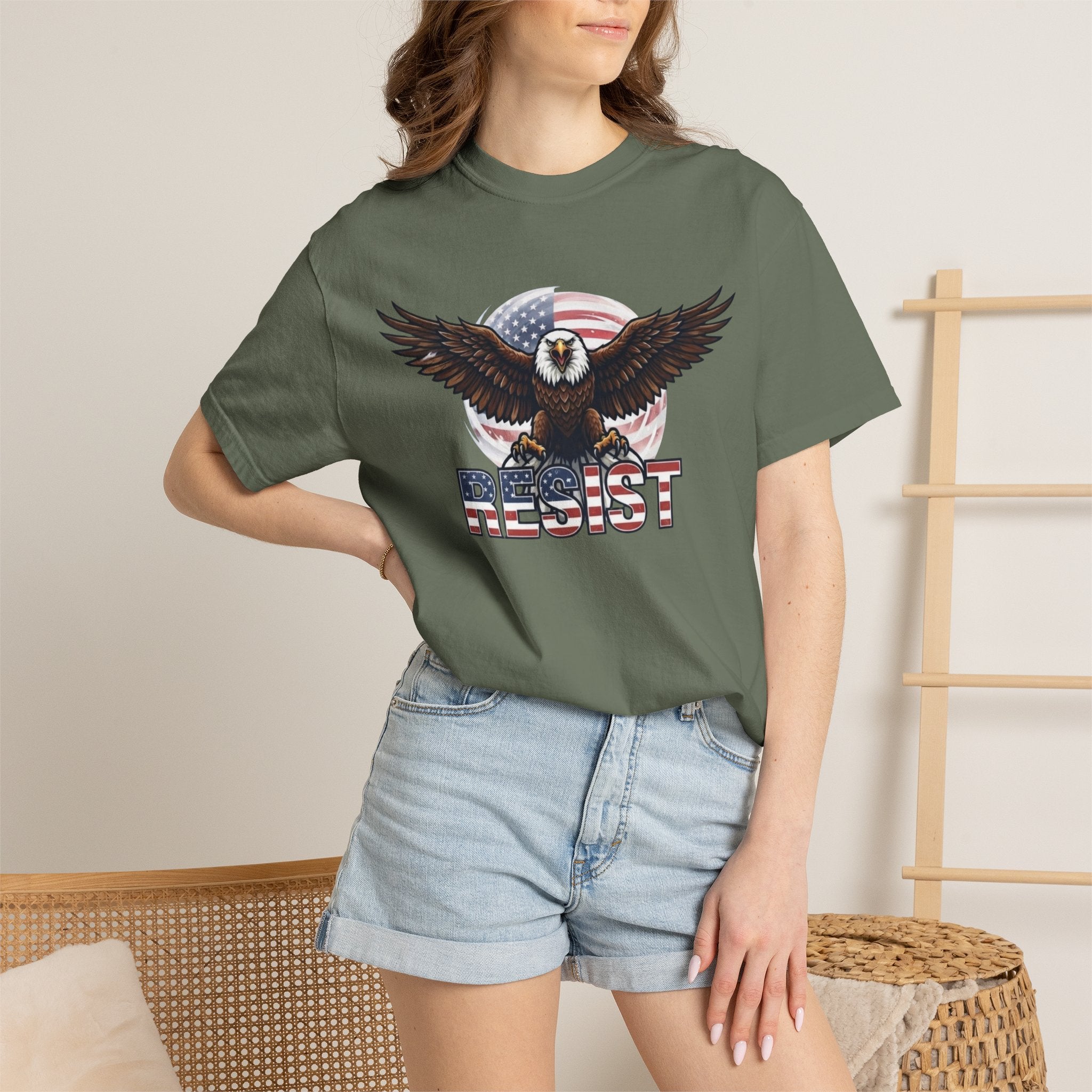 "Resist" Unisex Garment-Dyed Tee