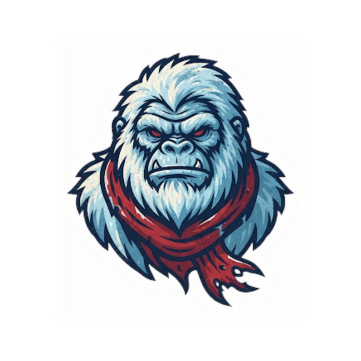 "Yeti-Abominable Snowman (Himalayas)" Sticker