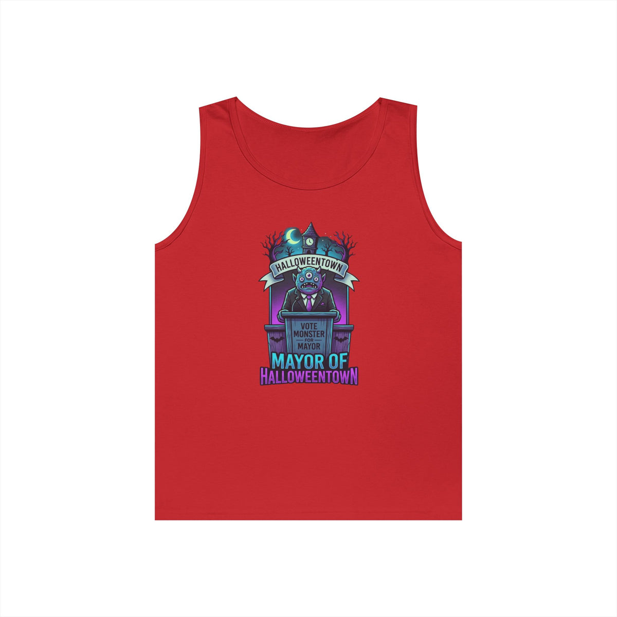 Color: Red | Mayor Of Halloweentown Tank Top