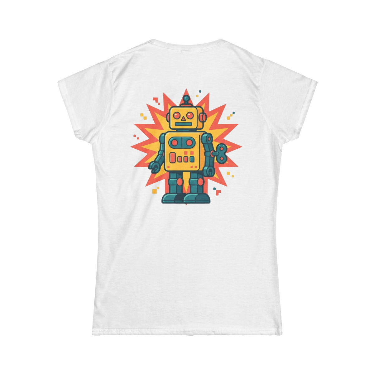 Color: White | Toy Robot Women's Tee