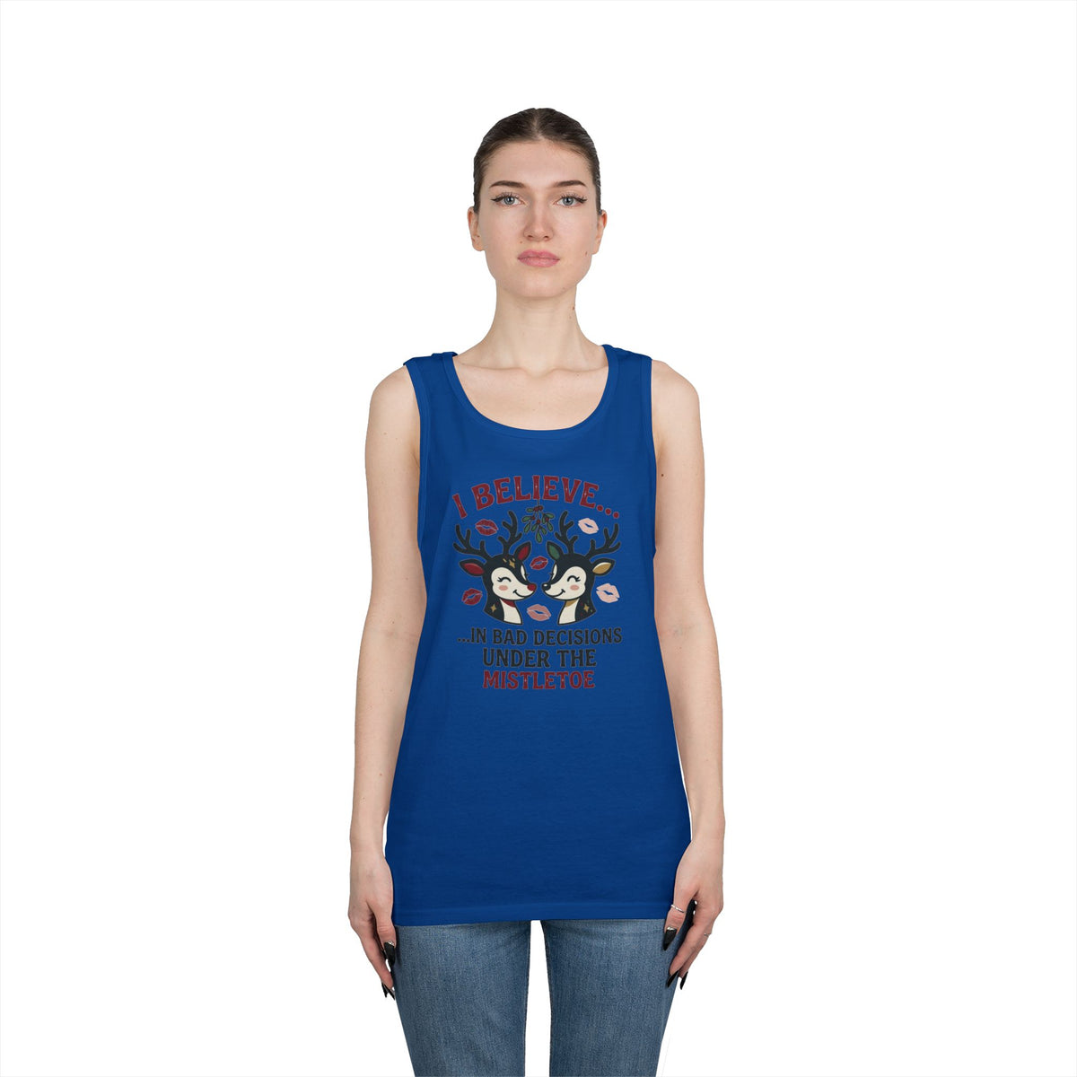 "Bad Decisions Under the Mistletoe" Tank Top