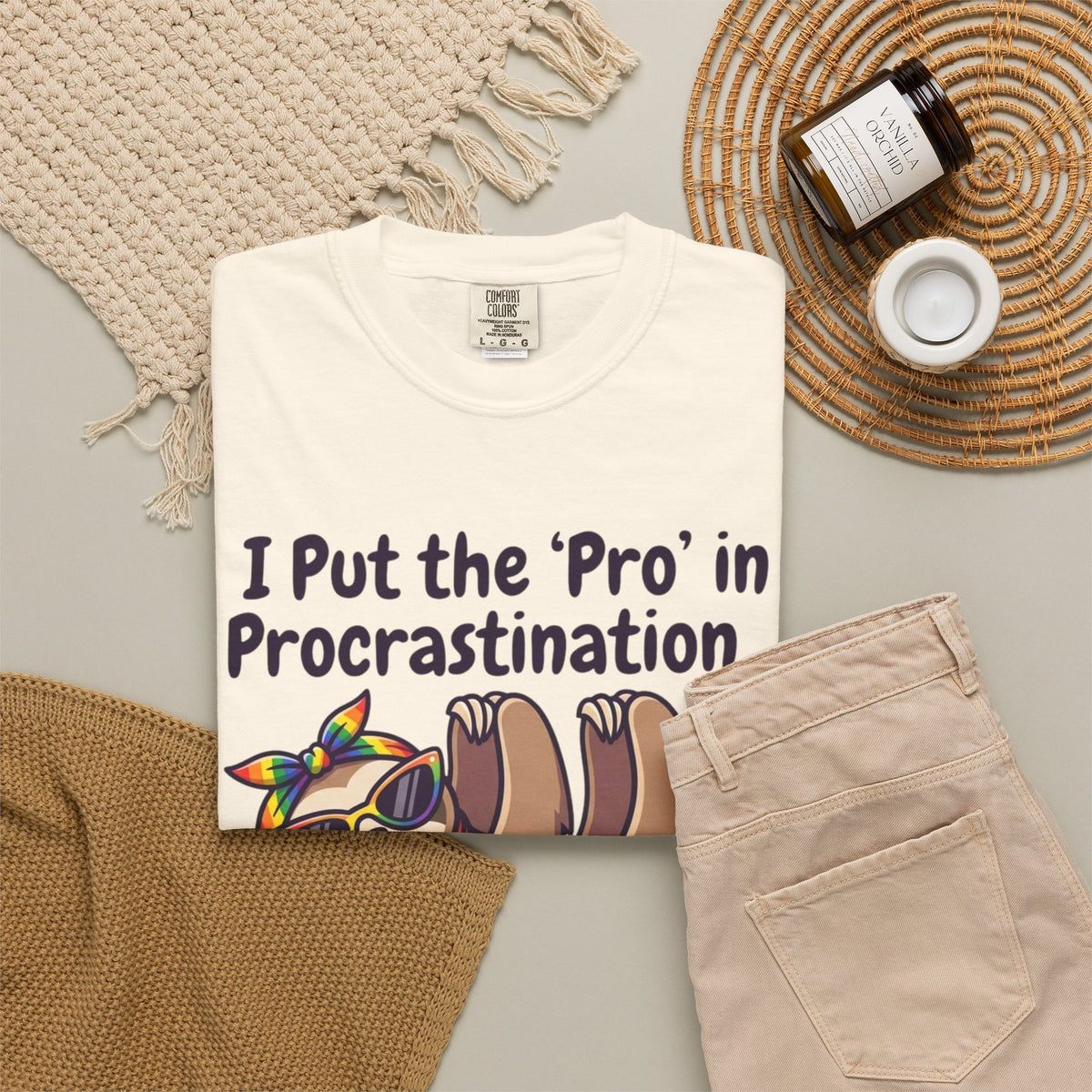 Pro in Problematic Flirting Unisex Garment-Dyed Tee
