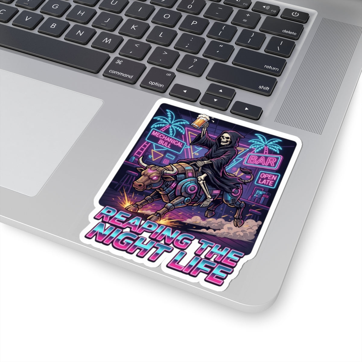 "Reaping the Night Life" Sticker — Main
