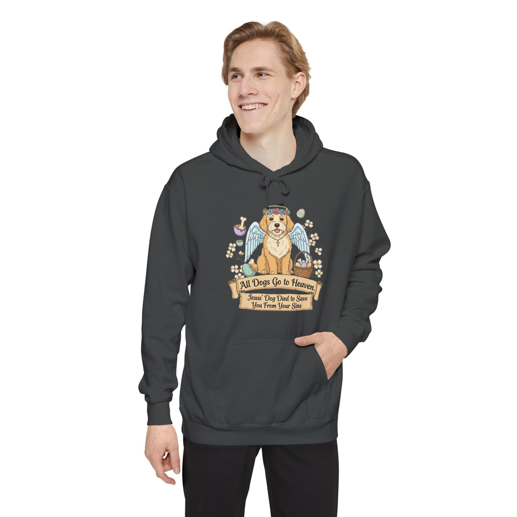 Heaven's Got a Paw Patrol | Garment-Dyed Hoodie — AttitudeShirts
