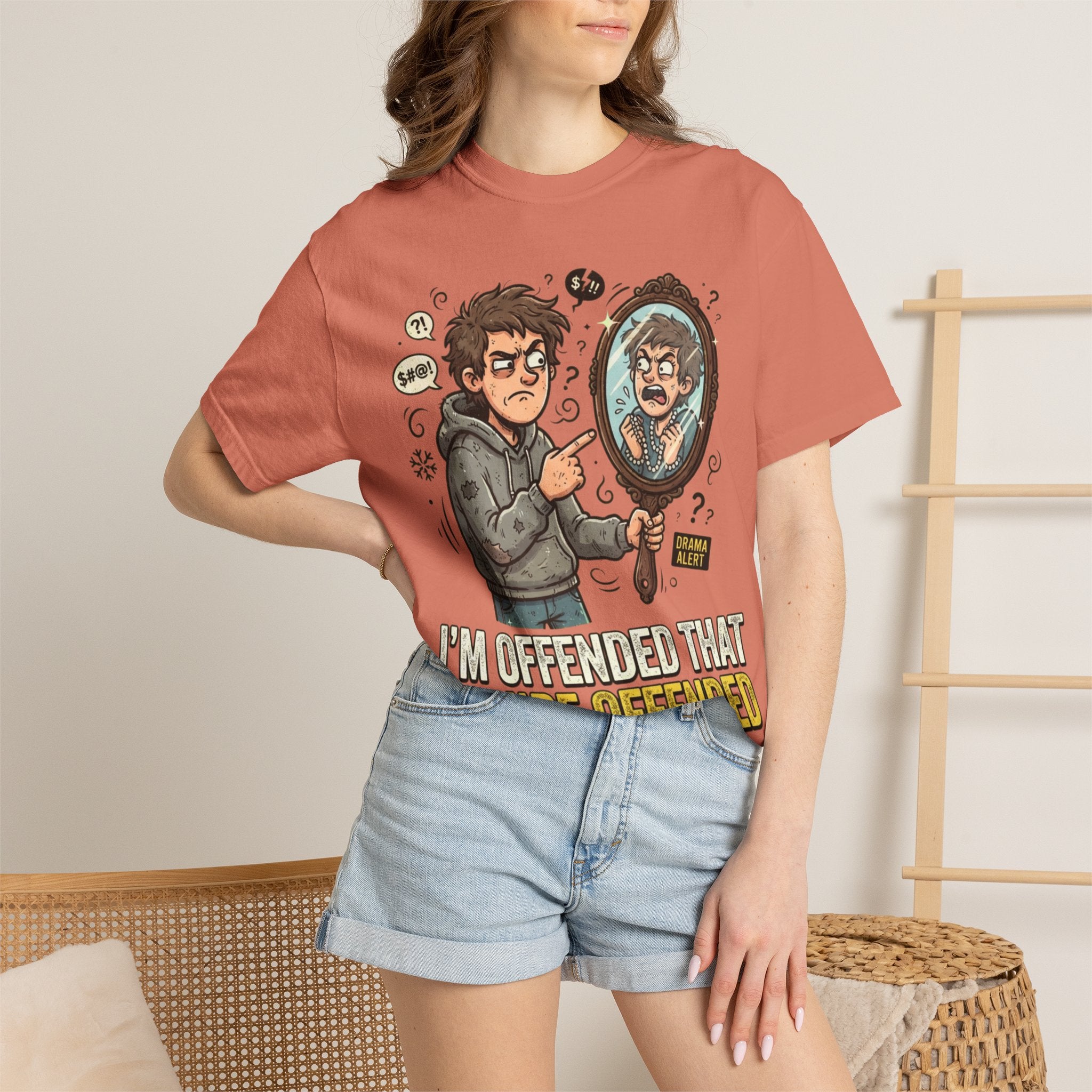 "I'm Offended That You're Offended" Unisex Garment-Dyed Tee