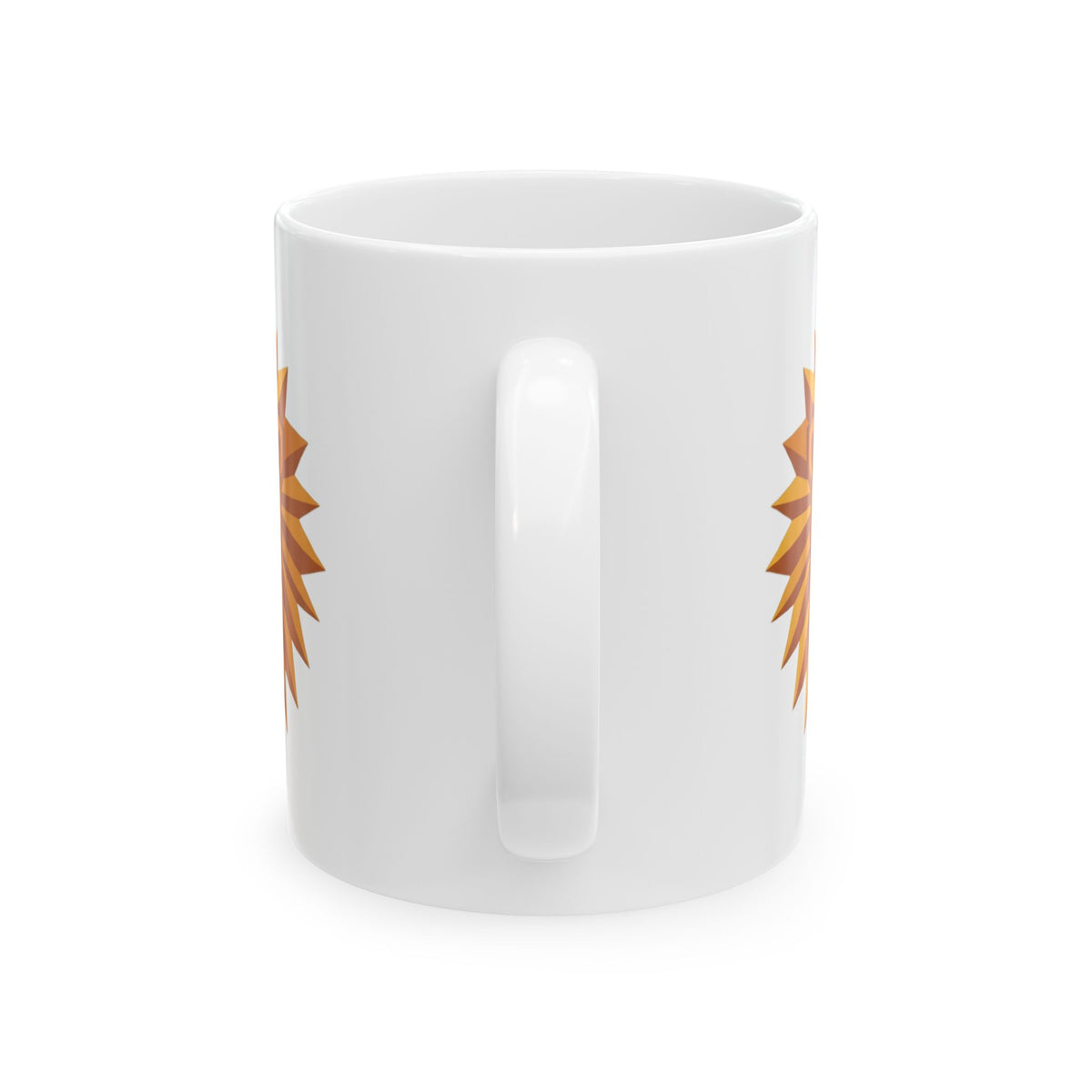 "Leo The Solar Lion" White Ceramic Mug — Graphic