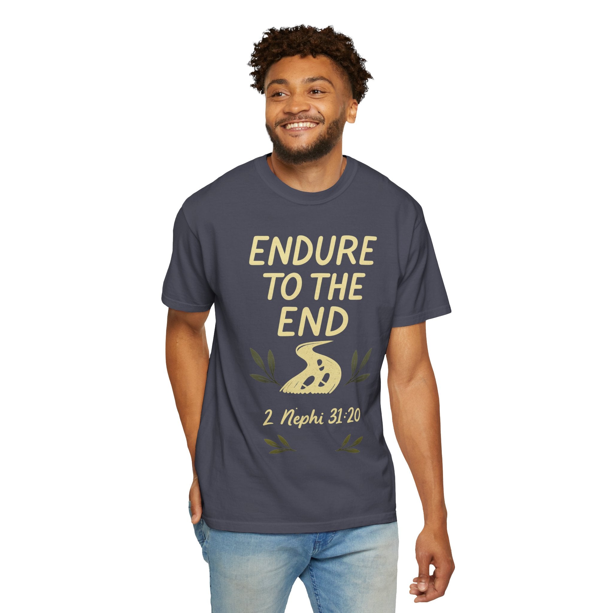 "Endure to the End" Unisex Garment-Dyed T-shirt