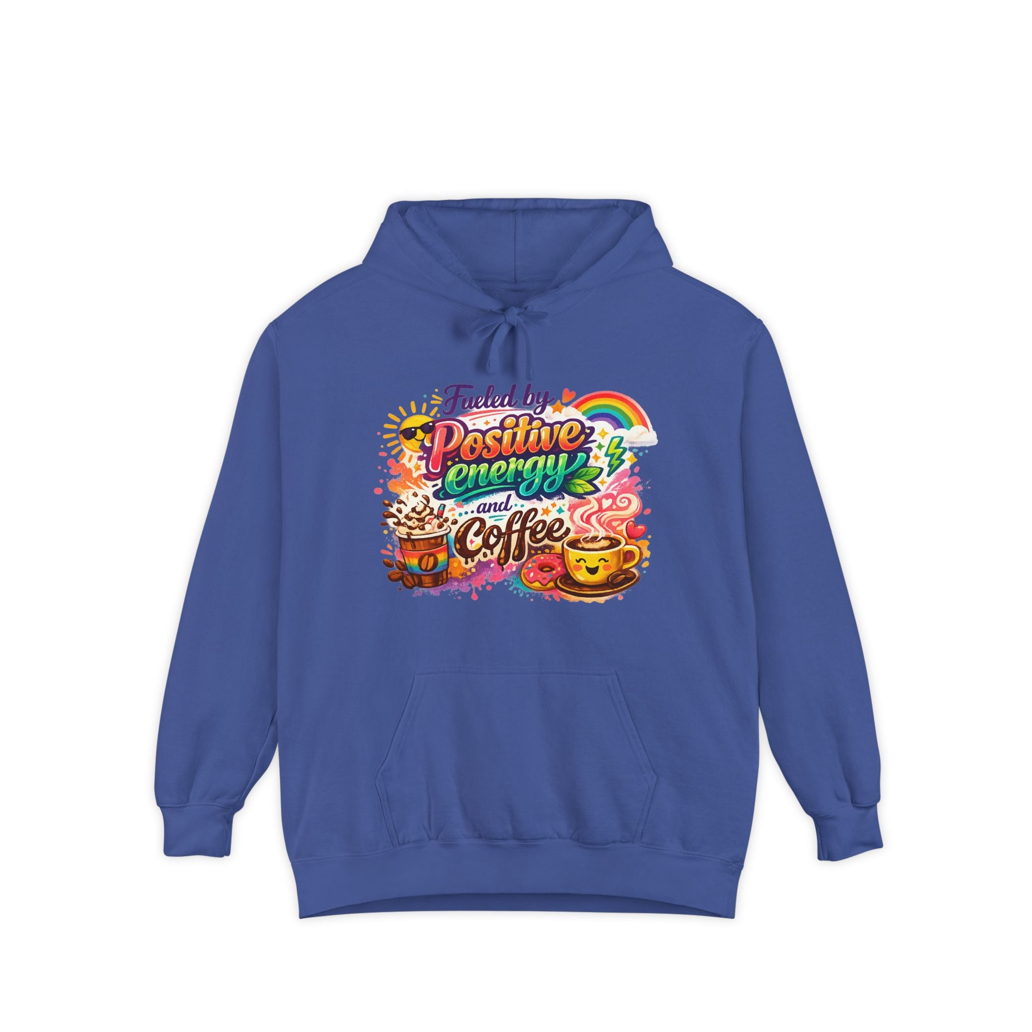 Fueled by Coffee (And Spite) | Garment-Dyed Hoodie — AttitudeShirts