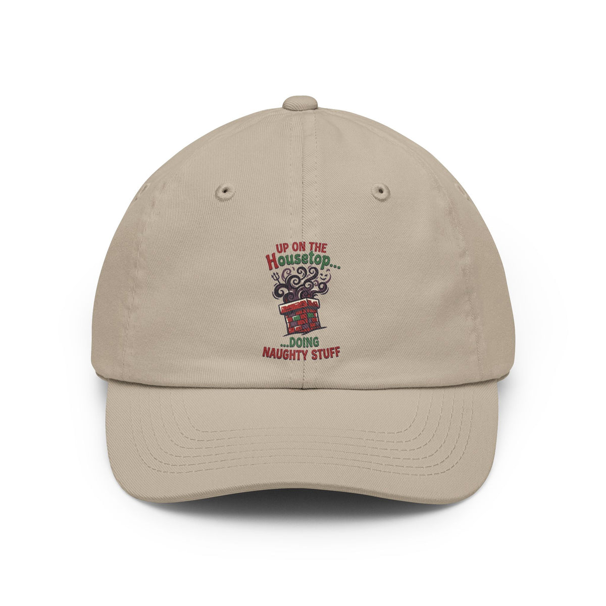 Color: Stone | Up On The Housetop Doing Naughty Stuff Dad Hat